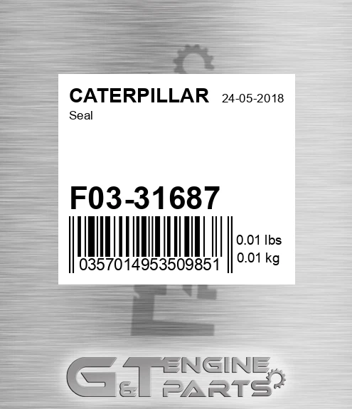 F03-31687 Seal