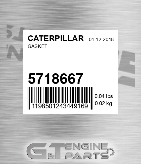 571-8667 Gasket for CATERPILLAR