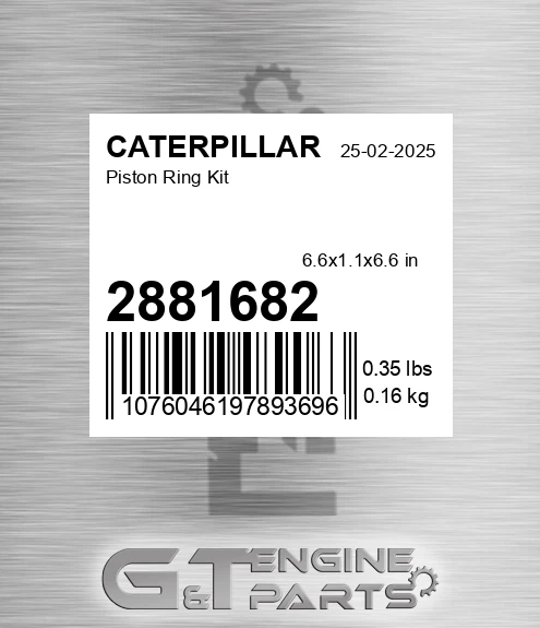2881682 Piston Ring Kit