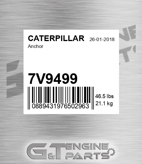 7V9499 Anchor for CATERPILLAR