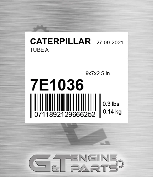 7E1036 CATERPILLAR Tube A