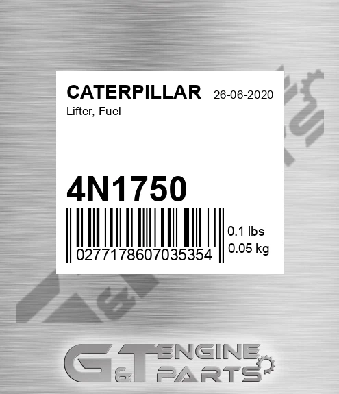 4N1750 Lifter, Fuel for CATERPILLAR