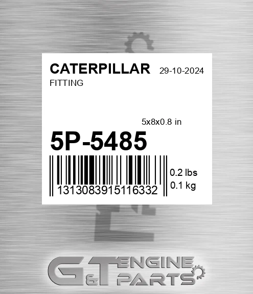 5P-5485 Fitting for CATERPILLAR