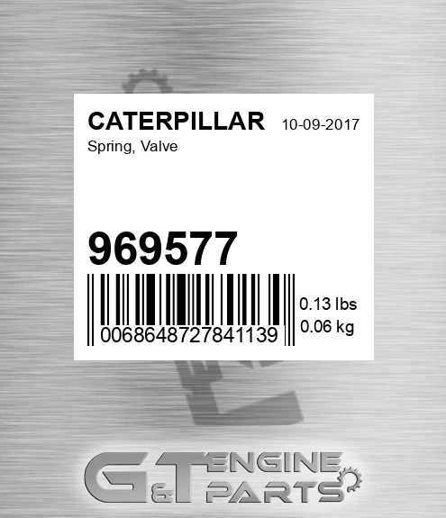 969577 Spring, Valve