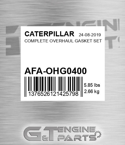 AFA-OHG0400 Complete Overhaul Gasket Set