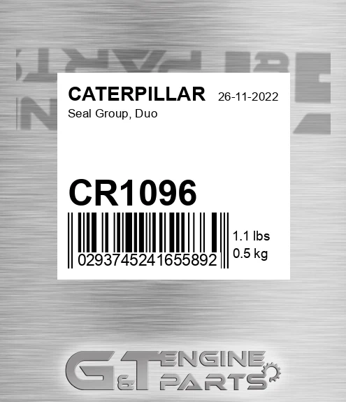 CR1096 Seal Group, Duo for CATERPILLAR