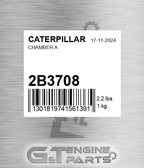 2B3708 Chamber A for CATERPILLAR