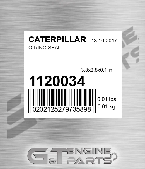 112-0034 O-ring Seal for CATERPILLAR