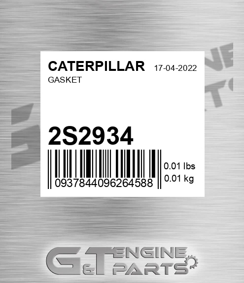 2S-2934 Gasket