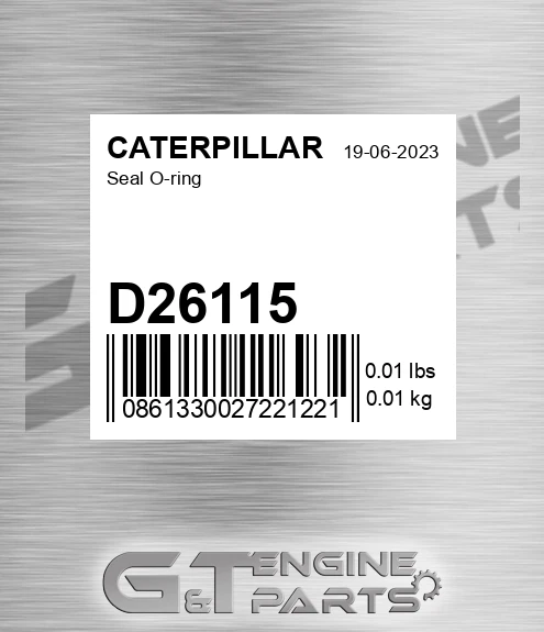D26115 CATERPILLAR Seal O-ring