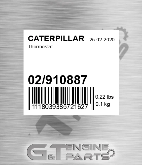 02/910887 Thermostat