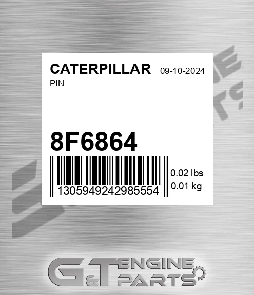 8F6864 Pin for CATERPILLAR