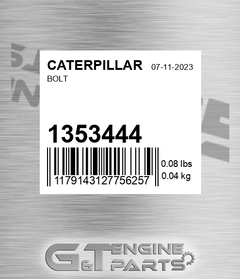 135-3444 Screw for CATERPILLAR