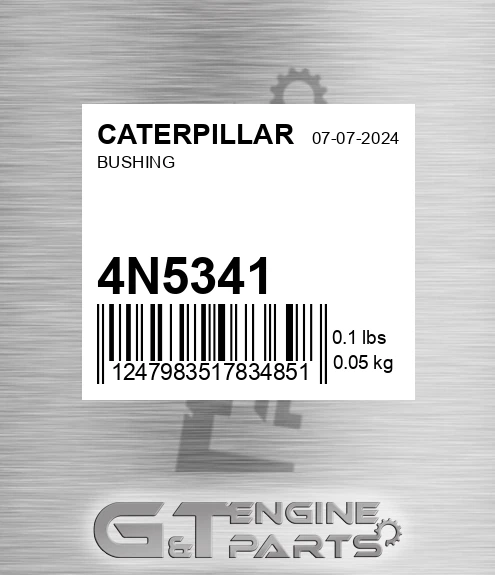 4N-5341 Bushing for CATERPILLAR