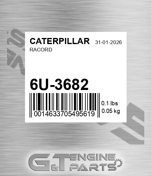 6U-3682 Racord for CATERPILLAR