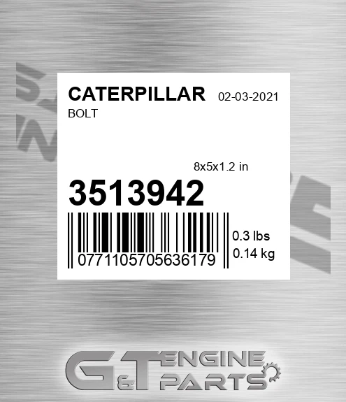 351-3942 Bolt