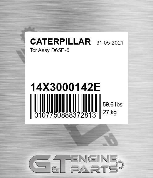 14X3000142E Tcr Assy D65e-6 for CATERPILLAR