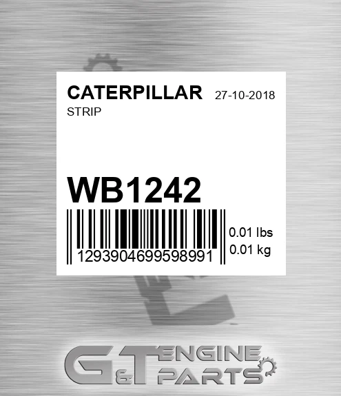 WB1242 Strip for CATERPILLAR