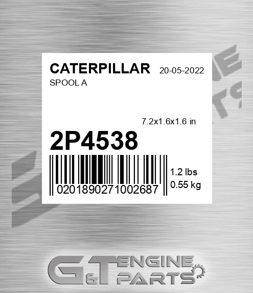 2P4538 Spool A for CATERPILLAR