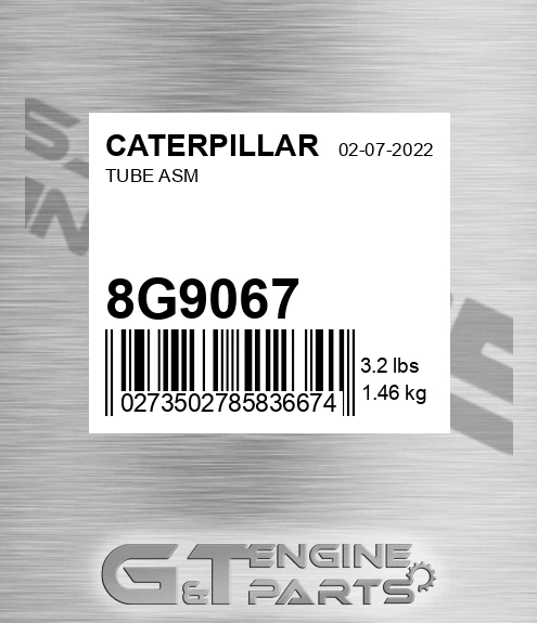 8G9067 Tube Asm for CATERPILLAR