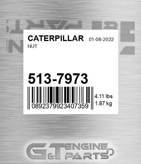 513-7973 Nut for CATERPILLAR