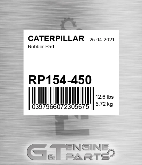 RP154450 Rubber Pad
