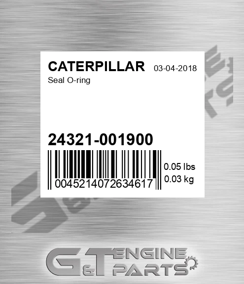 24321-001900 Seal O-ring