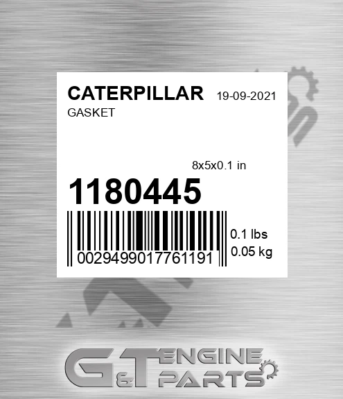 118-0445 Gasket for CATERPILLAR