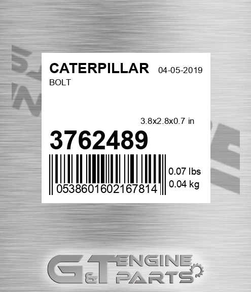 376-2489 Bolt