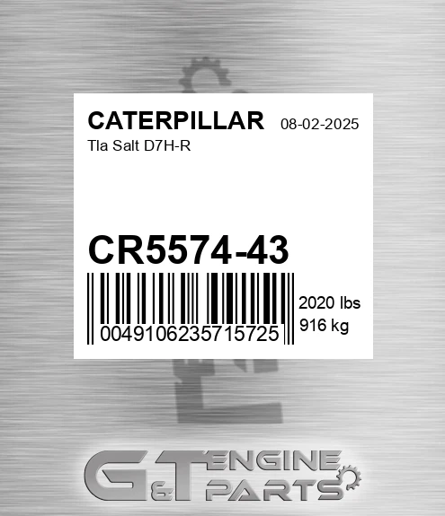 CR557443 Tla Salt D7h-r for CATERPILLAR