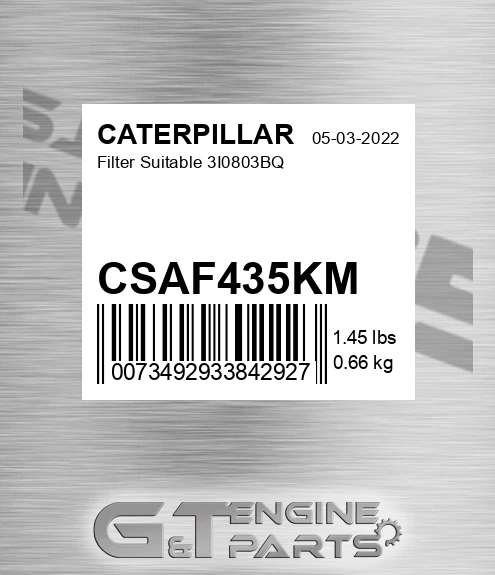 CSAF435KM Filter Suitable 3i0803bq