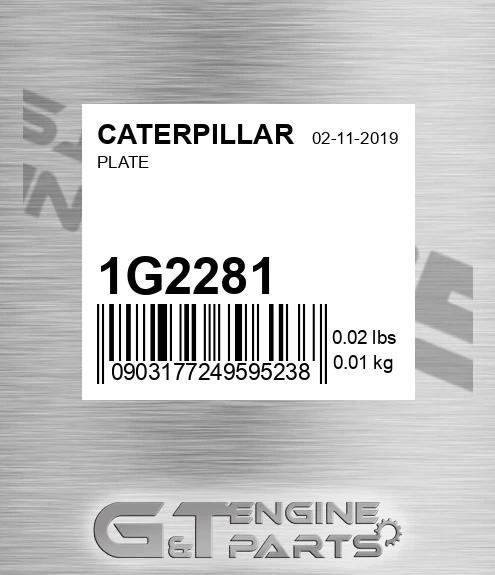 1G2281 Plate