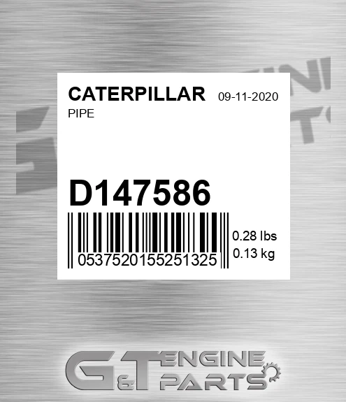 D147586 Pipe