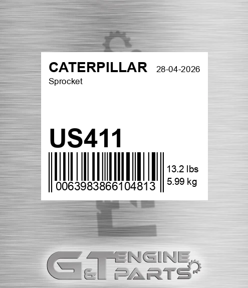 US411 Sprocket for CATERPILLAR