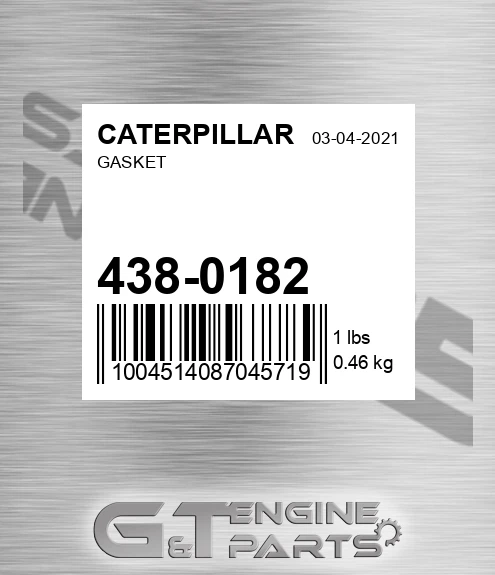 438-0182 Gasket