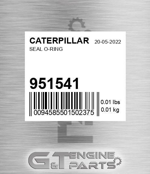 951541 Seal O-ring