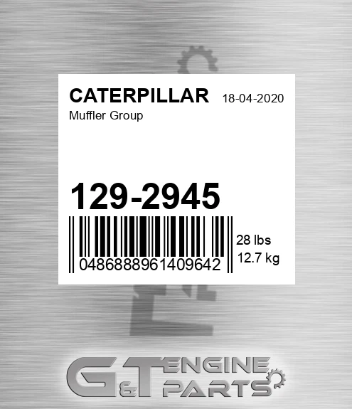 1292945 Muffler Group for CATERPILLAR