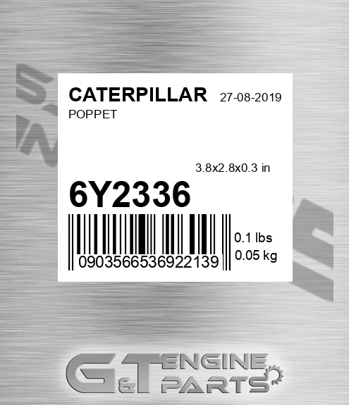 6Y2336 Poppet