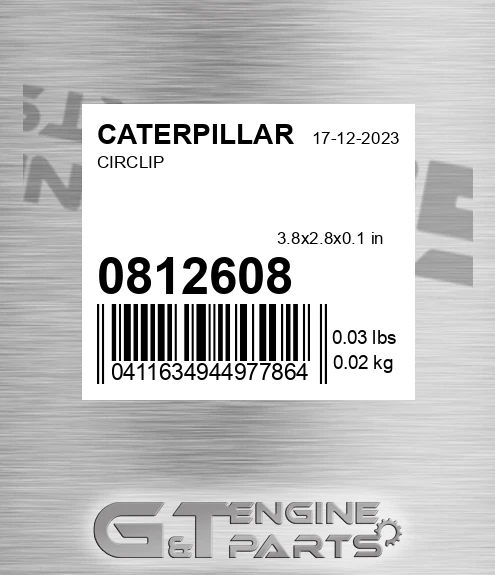 081-2608 Pin Retainer for CATERPILLAR