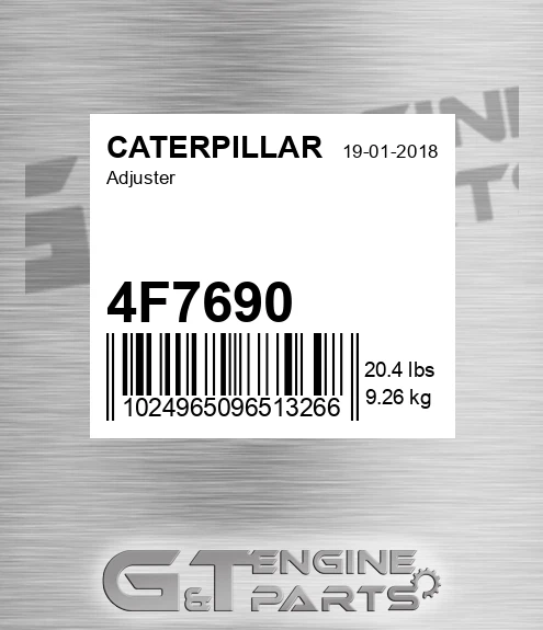 4F7690 Adjuster for CATERPILLAR
