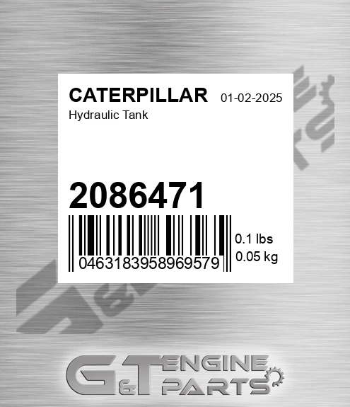 2086471 Hydraulic Tank for CATERPILLAR