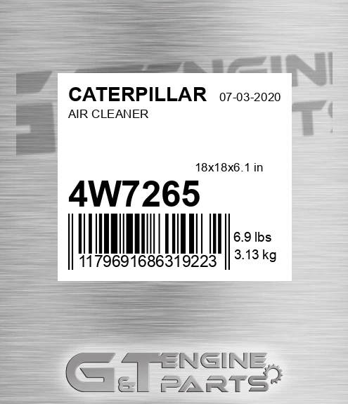 4W-7265 Air Cleaner for CATERPILLAR