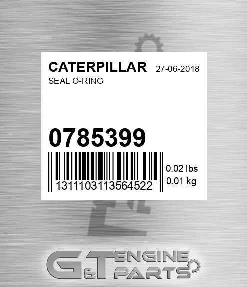 078-5399 Seal O-ring