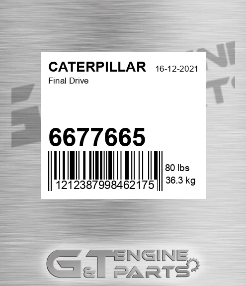 6677665 Final Drive for CATERPILLAR