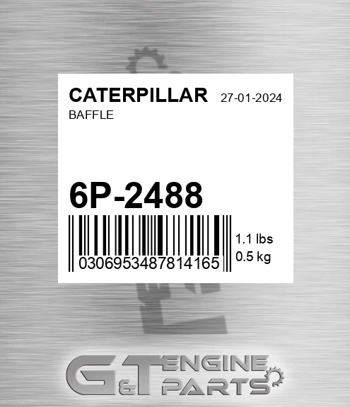 6P-2488 Baffle for CATERPILLAR
