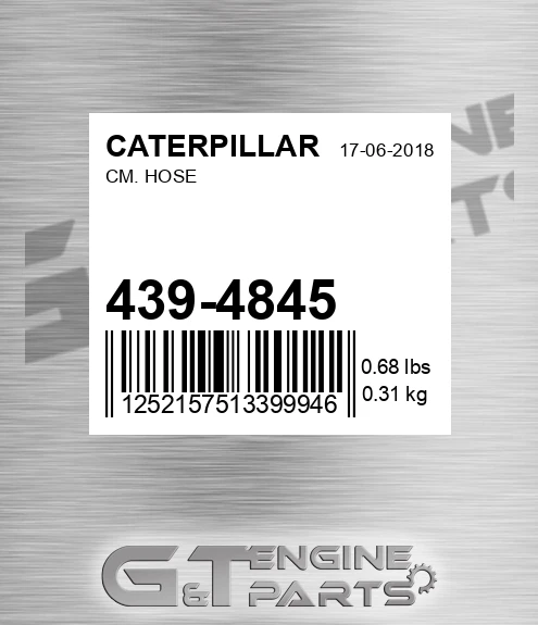 439-4845 Cm. Hose for CATERPILLAR