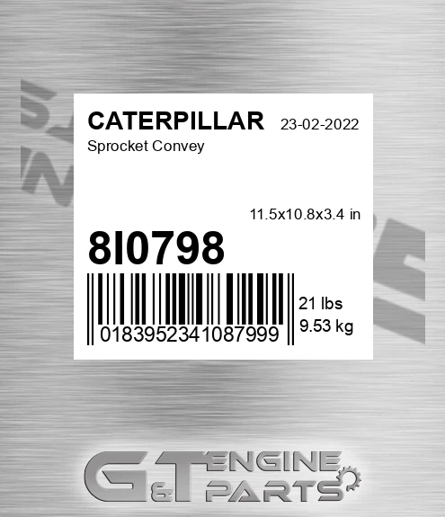 8I0798 Sprocket Convey for CATERPILLAR