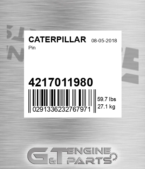 4217011980 Pin for CATERPILLAR