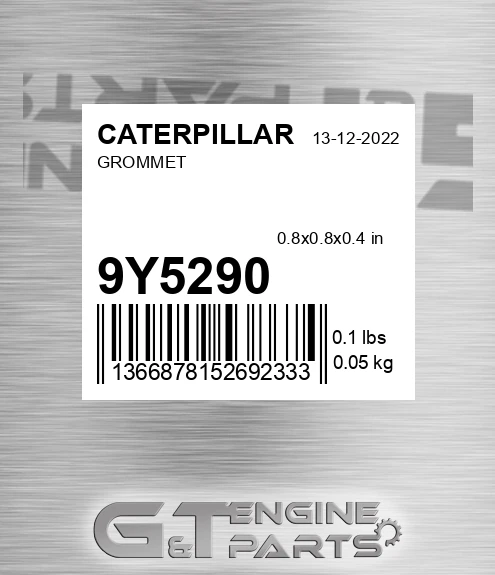 9Y-5290 Grommet for CATERPILLAR