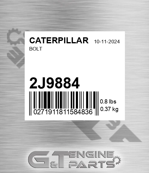2J-9884 Bolt
